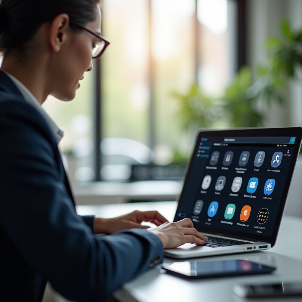 internet unterwegs mit laptop