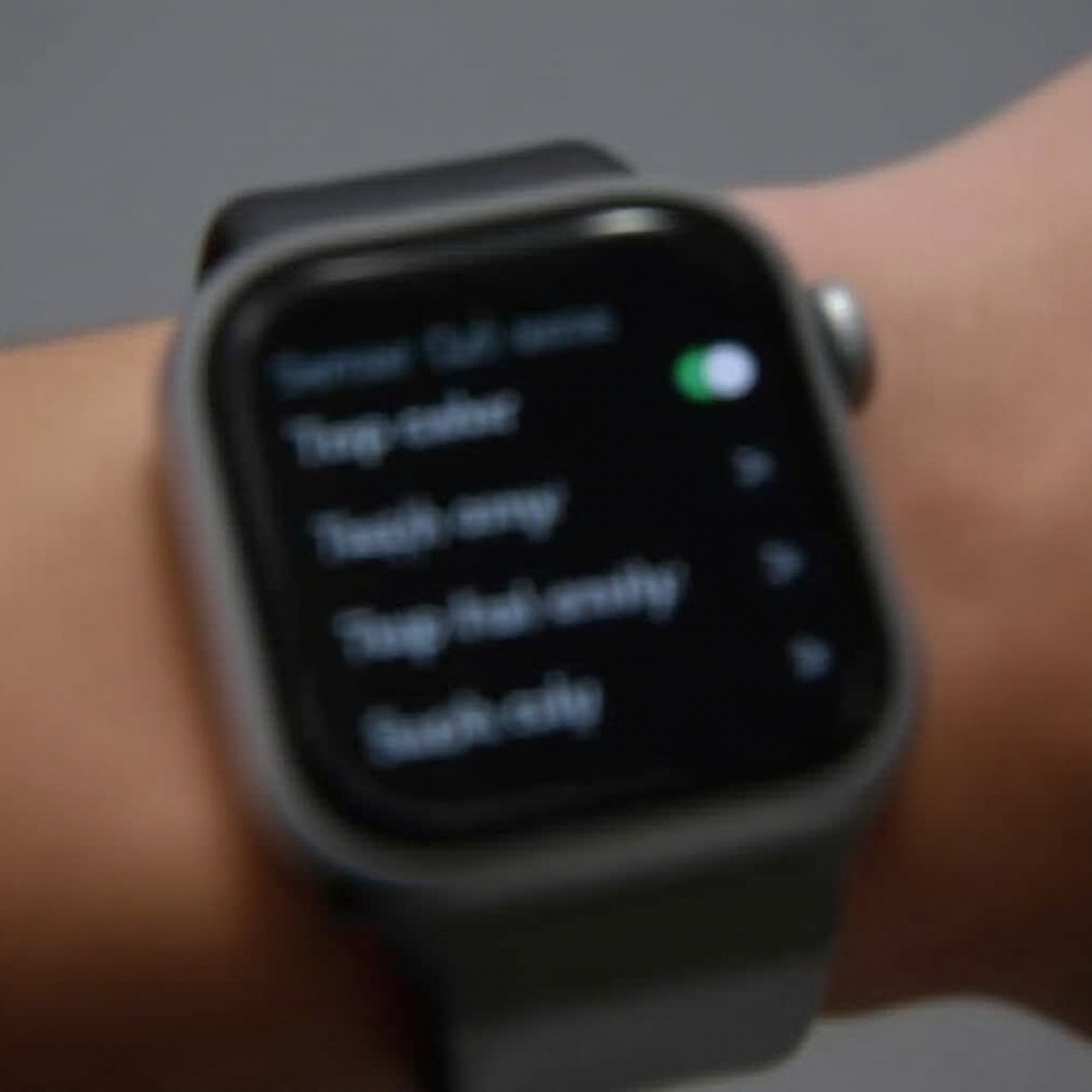 smartwatch bewegungssensor ausschalten