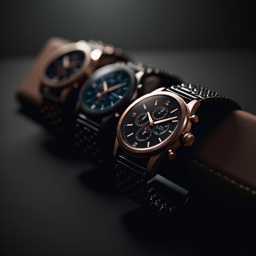 smartwatch mit metallband