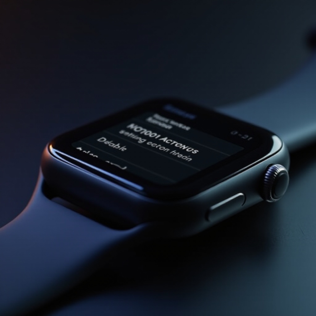 smartwatch bewegungssensor ausschalten
