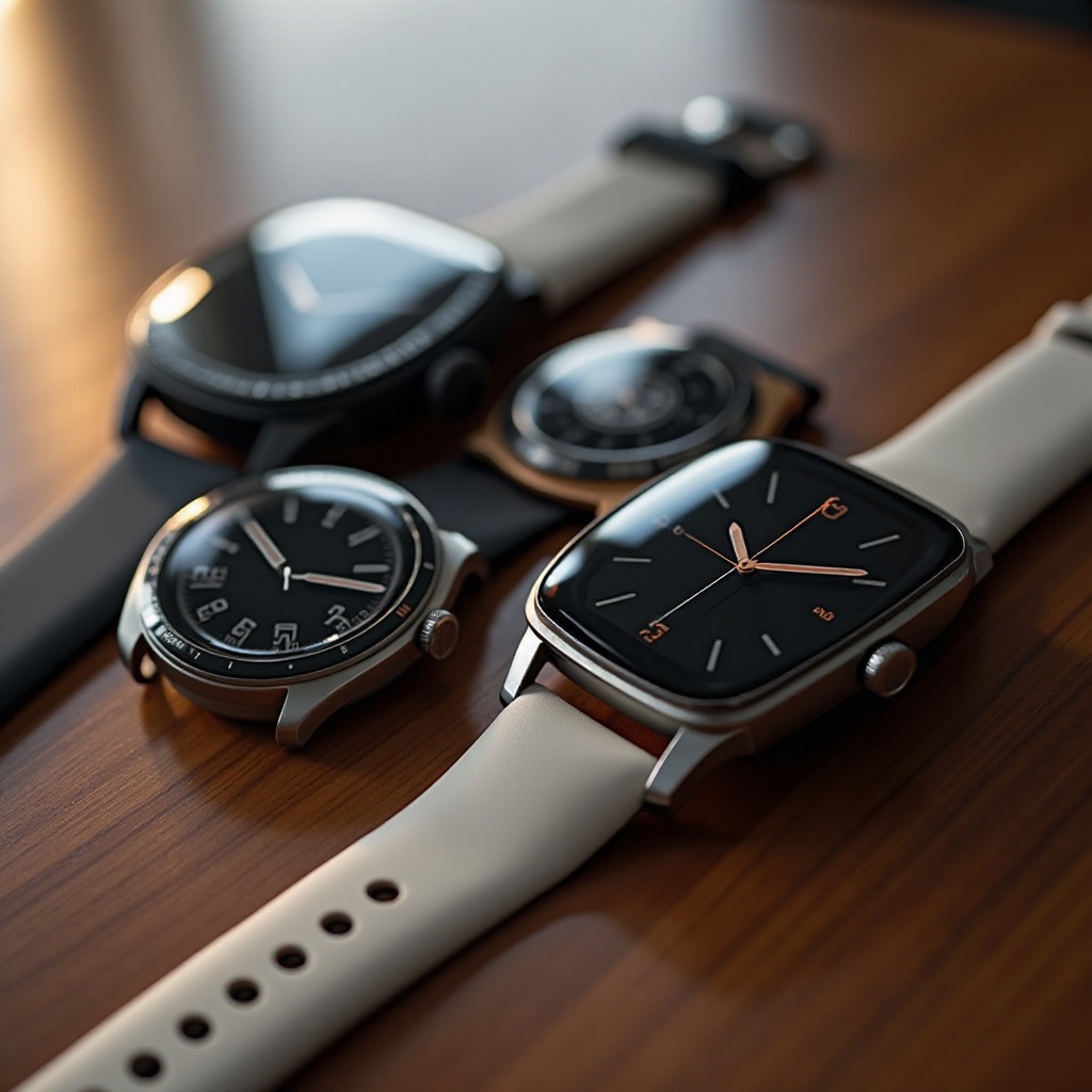 smartwatch mit zifferblatt