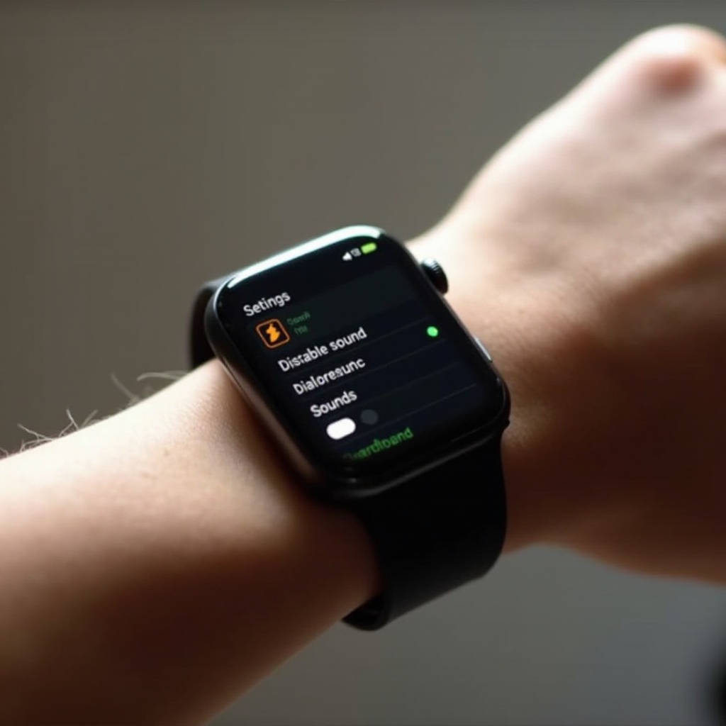 smartwatch ton ausschalten