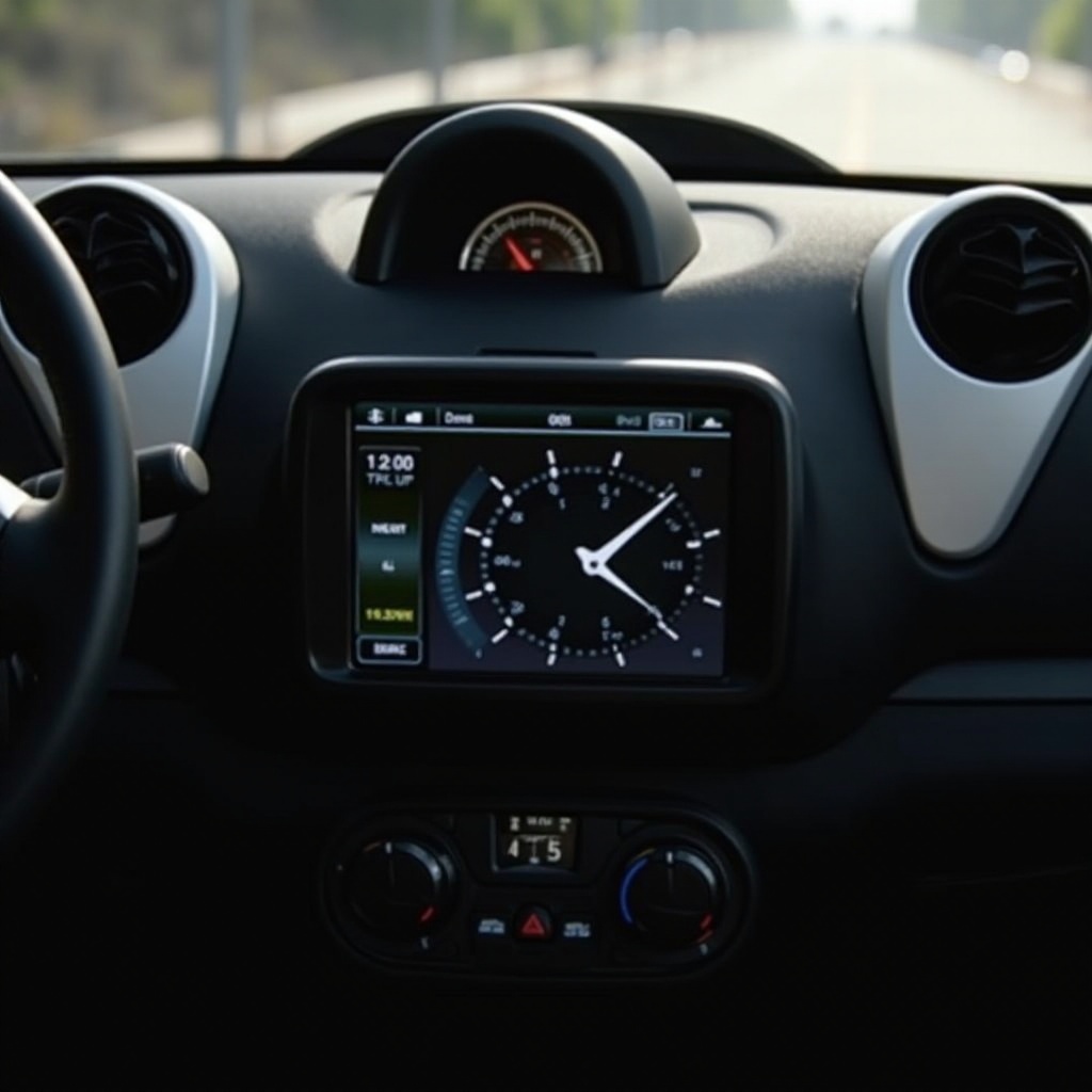 smart forfour 454 uhr einstellen