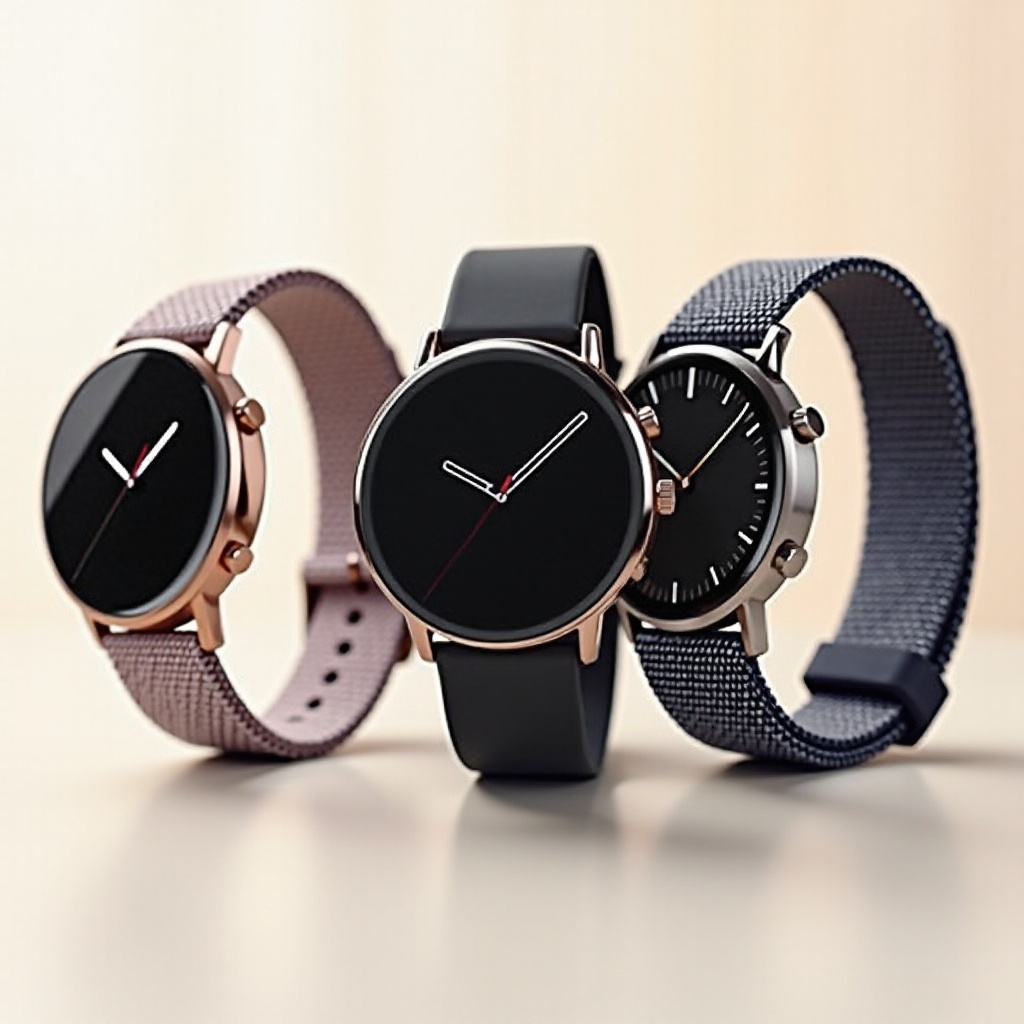 smartwatch mit stoffarmband