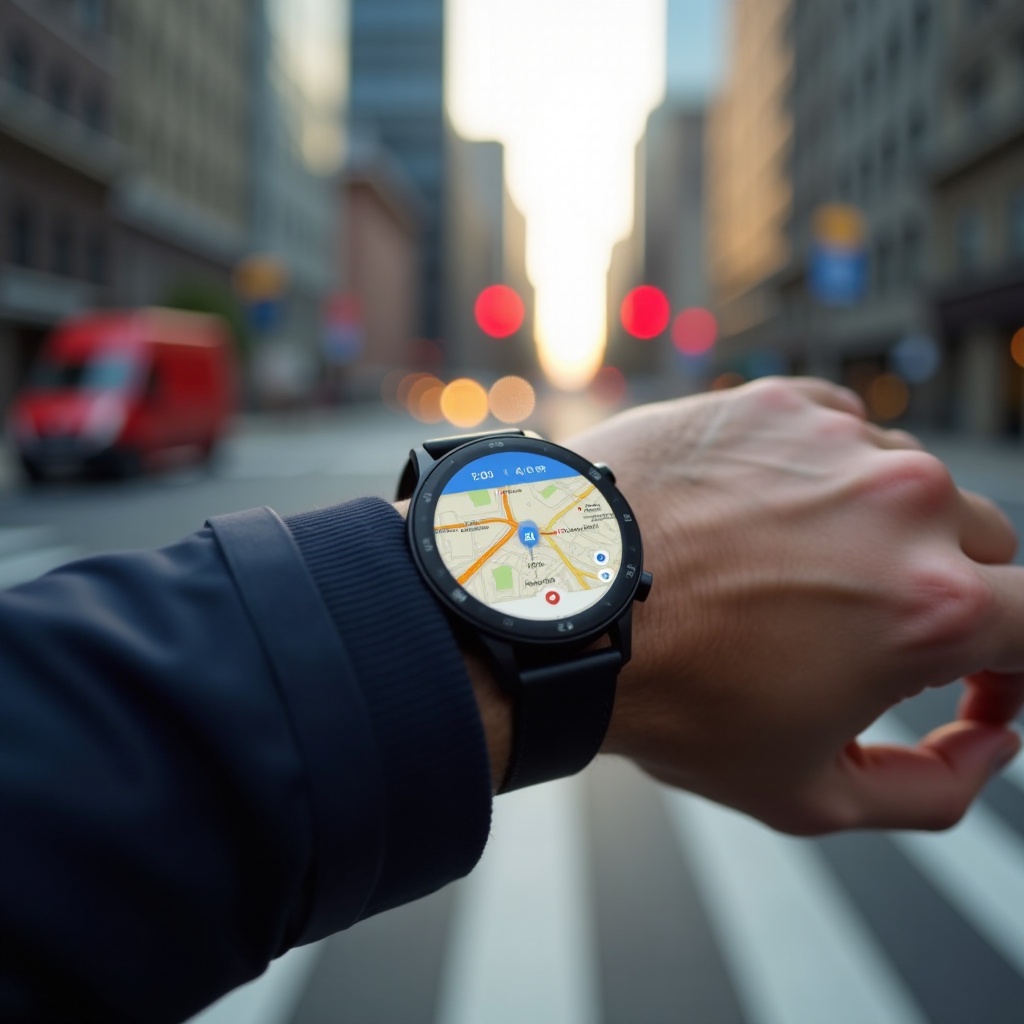 smartwatch mit google maps