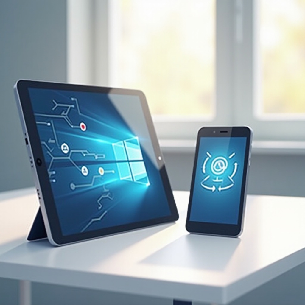 tablet handy verbinden